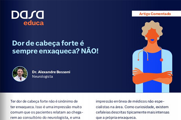 Leia mais sobre o artigo Dor de cabeça forte é enxaqueca? NÃO!